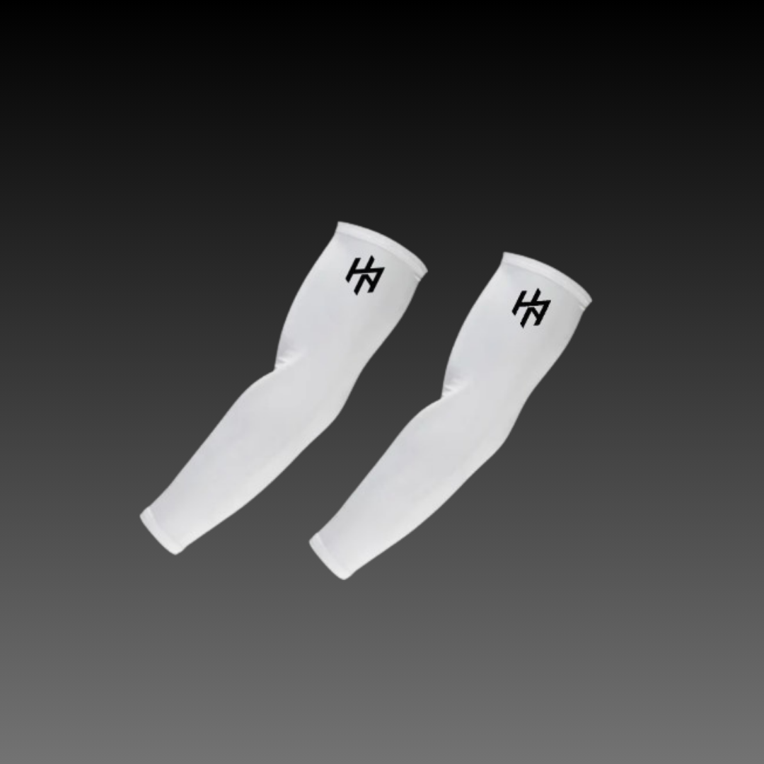 Hoop Armour White Compression Shooting Sleeve