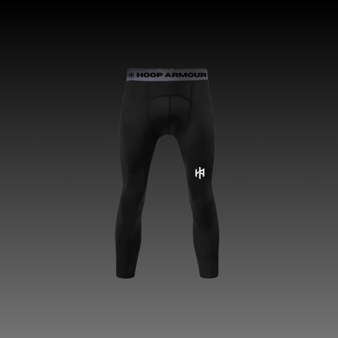 Hoop Armour Black Compression Tights