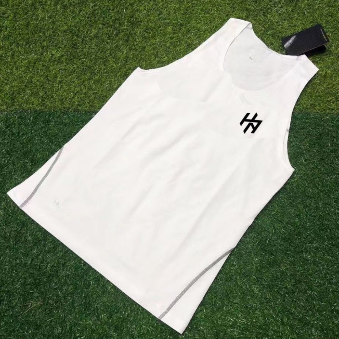 Hoop Armour White Compression Tank Top