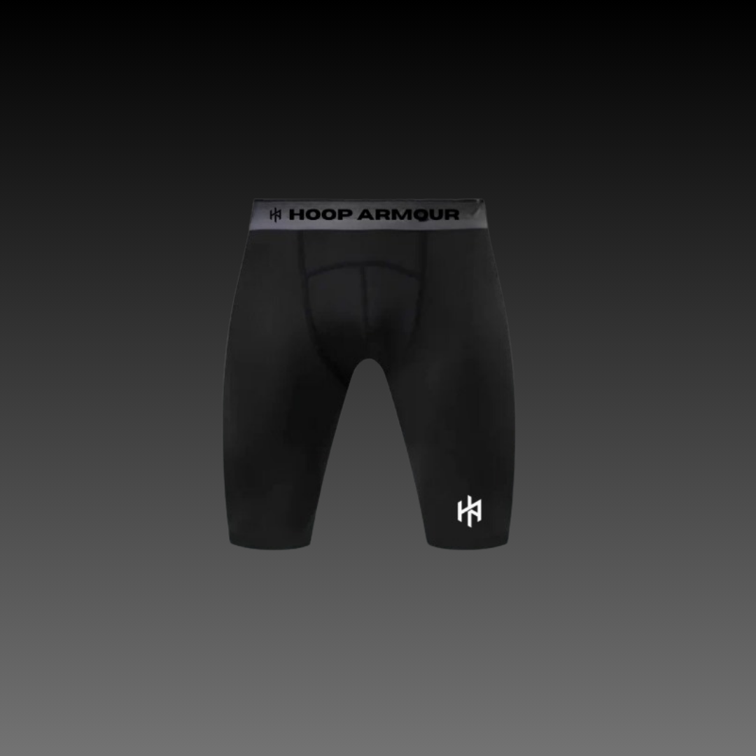 Hoop Armour Black Compression Boxers